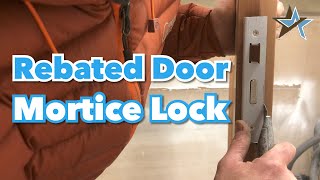 How To Install A Mortice Lock Into A Rebated Door Without The Need For A Router [upl. by Porche]