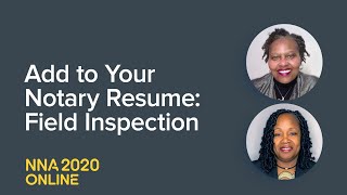 Add Field Inspections To Your Notary Resume [upl. by Alver250]