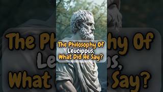 The Philosophy Of Leucippus What Did He Say [upl. by Chloette]