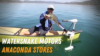 Jarvis Walker Watersnake Transom Electric Motors  Electric Motor  Anaconda Stores [upl. by Nahseez]