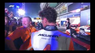 Oscar piastri post race Interview in Singapore grand prix [upl. by Novia]