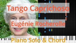 🎹Solo amp Chord Tango Caprichoso Eugénie Rocherolle Synthesia Piano [upl. by Algar]