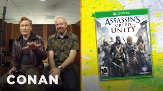 Clueless Gamer Conan Reviews quotAssassins Creed Unityquot  CONAN on TBS [upl. by Yspyg]