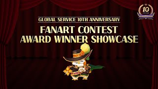 GLOBAL SERVICE 10TH ANNIVERSARY SPECIAL FANART CONTEST AWARD WINNER SHOWCASE [upl. by Cacilie932]