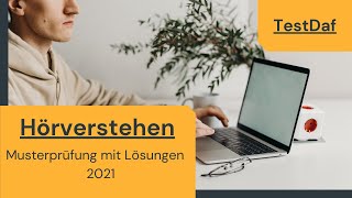 TestDaf Hörverstehen Musterprüfung mit Lösungen [upl. by Nilyarg559]