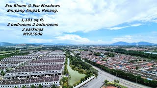 Eco Bloom at Eco Meadows Simpang Ampat Penang 3 Parking Bays Corner High Floor [upl. by Youlton12]