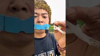 Face Lock 🍓mini wood toywoodworking art skill  hand craft ytshorts [upl. by Oulman]