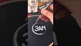 Brand Logo making YT3am  logo painting acrylic painting Artampcraft ✨🤍 [upl. by Kadner]