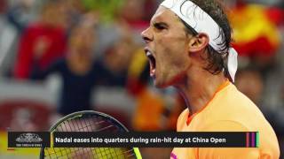 Rafael Nadal Defeated Adrian Mannarino To Reach China Open QuarterFinals [upl. by Yuma]