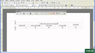 Initiation au traitement de texte Libroffice Writer  Créer un tableau  cours 01 [upl. by Peednama]