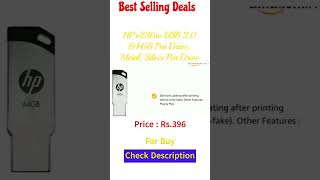 HP 64GB Pendrive at lowest Price on Amazon  amazon pendrive bestseller cheapest hp buy [upl. by Dorahs663]