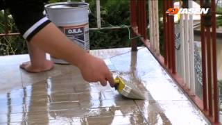 ORA Antirain by Diasen  Transparent waterproofing for tiled surfaces [upl. by Ecinaj]