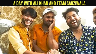 A Day With Ali Khan Hyderabadi And Sabziwala Team  sharik Shah Vlogs [upl. by Nicolella]