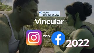 🤩Como vincular Instagram con facebook en Meta Business Suite 2022 [upl. by Pisano934]