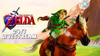 Zelda Ocarina Of Time 247 Chill Stream  Full Game 100 Walkthrough [upl. by Ellek]