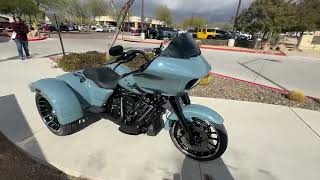 2024 Road Glide 3 FLTRT Sharkskin Blue [upl. by Sulokcin568]