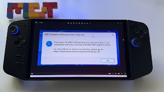 Fix Lenovo Legion Go AMD Adrenalin error not compatible with graphics driver  2 ways to fix it [upl. by Matteo]
