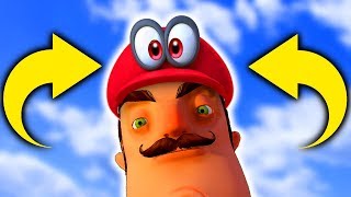 SUPER NEIGHBOR ODYSSEY  Hello Neighbor CUSTOM MAPMOD  Lets PlayGameplay ModKit Secrets [upl. by Enrobyalc]