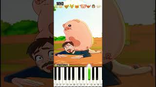 MrBeast Holding Bigger And Bigger Pets TheToonTubers  Piano Tutorial [upl. by Obelia797]