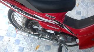 Yamaha Crypton al corte escape competicion [upl. by Lleret]