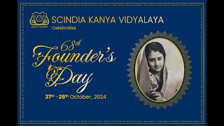 68 Founders Day Scindia Kanya Vidyalaya Gwalior [upl. by Dnomasor973]