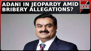 Billionaire Gautam Adani Embroiled In Solar Energy Bribery Scandal Cancels US Bond Sale  Latest [upl. by Enelahs]