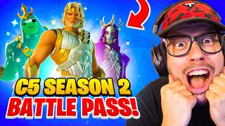 NEW Season 2 BATTLE PASS in Fortnite GREEK GODS [upl. by Tisdale316]