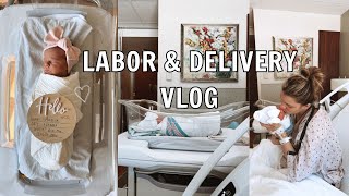 LABOR amp DELIVERY VLOG  OUR 4TH BABY [upl. by Nyledam]