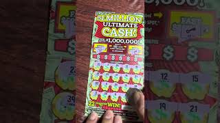 CA Lottery Scratchers 1 Million Ultimate Cash [upl. by Hamish]