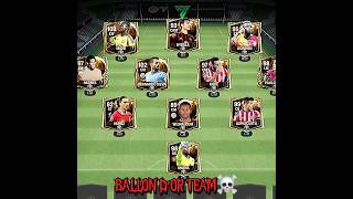 Ballon d’or team☠️ eafcmobile fifamobile shorts fifa22 [upl. by Ffilc]