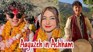 Achham ma Bumm Bamm welcome unexpected😱😍🇳🇵Aayoush Singh Thakuri vlog72 aayuujanta [upl. by Naesed54]