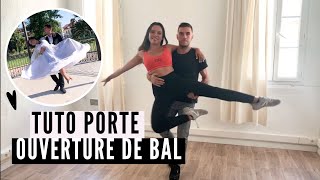 TUTO MARIAGE 1 joli porté SIMPLE pour votre ouverture de bal [upl. by Fesuoy91]