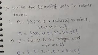 Sets Ex 1A question no 3 RS Aggarwal Class 11th Solutionssetsrsaggarwalclass11mathsclass11 [upl. by Nomelihp]