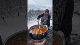 Winter season has arrived with its tasty Crefied butter 😋🤤village cooking yt ytshorts shorts [upl. by Asenav]