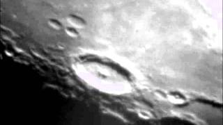 Moon crater Langrenus  located Mare Fecunditatis closeup [upl. by Balcke]