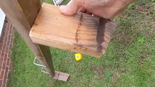 2x4 homemade ladder stabilizer [upl. by Kistner960]