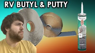 RV BUTYL TAPE vs RV PUTTY TAPE vs DICOR BUTYL  What RV Sealants Do I Use [upl. by Anitnuahs]