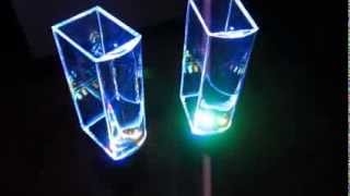 COOL SPEAKERS Xcellon Dancing Water Speakers with Light Show DEMO  Review [upl. by Power]