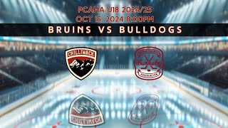 U18 Chilliwack Bruins vs Burnaby Bulldogs 20241015 [upl. by Bernadene]