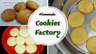 Homemade Cookies Factory  Homemade Biscuit  Cookies Recipes [upl. by Levine]