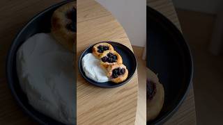 healthy cottage cheese tarts healthysnack cottagecheese tartlets hightprotein foodinspo recipe [upl. by Enitsyrk]