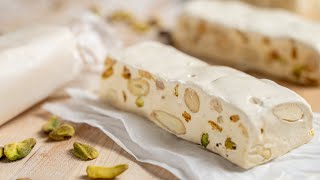 Easy Torrone Recipe  How to Make Nougat Recipe [upl. by Kentigerma958]