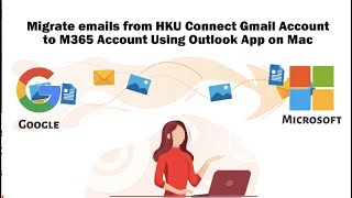 Migrate emails from HKU Connect Gmail Account to M365 Account Using Outlook App on Mac [upl. by Seravat617]