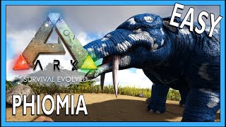 How To Tame A Phiomia In Ark Survival Evolved [upl. by Ilzel]