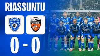 J14  SC Bastia 00 FC Lorient  U Riassuntu [upl. by Dnaleel]