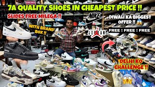 Cheapest 7A Quality Shoes In Mumbai  First Copy Branded Shoes Market  9A Quality Shoes Shop [upl. by Caputo]