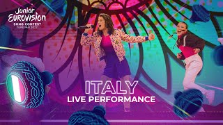 Chanel Dilecta  BLA BLA BLA  LIVE  Italy 🇮🇹  Junior Eurovision 2022 [upl. by Alsi]