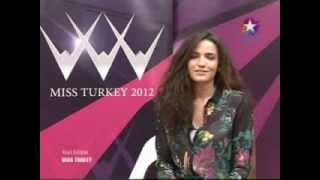 Acalya Samyeli Danoglu  Takes of Miss Turkey 2012 [upl. by Anitac]