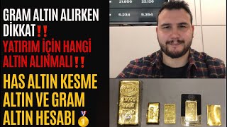 Gram Altın Alırken Dikkat‼️Altın İçin Uyarıyorum‼️Has Altın Nasıl Hesap EdilirGram Altın İşçiliği💥 [upl. by Afra]