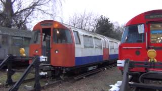 HD Old London Underground Stock Seen At Acton Works [upl. by Yadnus608]